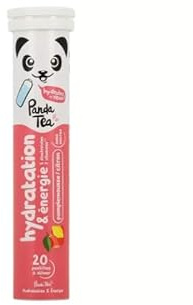PANDA TEA - Pastillas de hidratación (20 pastillas, pomelo - limón