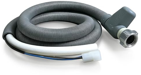 Tubo flessibile Aquastop per lavatrice, 1,8 m. Tubo di ingresso Aquastop, raccordo per tubo flessibile della lavatrice, tubo di ingresso da 3/4 di pollice per lavatrici e lavastoviglie.
