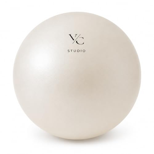 VC Studio Pilates Ball, 25cm, Lightweight 100g, Durable PVC, Non-Slip Textured Surface, for Yoga, Core Training and Rehab