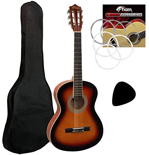 TIGER 3/4 konsertgitarr i Sunburst