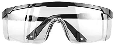 Namsan Schutzbrille Arbeitsschutzbrille Einstellbare Augenschutz Anti-Kratzer Anti-Nebel Anti-Ultraviolett Vollsicht Üerbrille für Brillenträger/Werkstatt