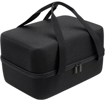 Dickly Borsa per Videoproiettore, Borsa per Proiettore, Custodia per Proiettore, Portatile Rigido, Impermeabile e Lavabile, Custodia da Trasporto per Videoproiettore Home Theater, 23cmx19cm