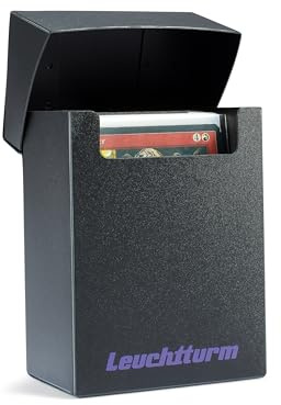Leuchtturm 370119 TCG Deck Box - Fantasy - für bis zu 100 Trading Cards Sammelkarten in Sleeves - Sleeves Nicht enthalten