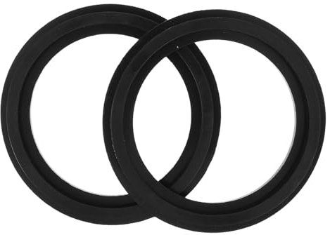 iplusmile 2 Pièces Joint en caoutchouc pour poteau de piscine remplacement du piston de piscine machine Prévention de glissement rondelle d'outil de piston de piscine pièces de piston Black