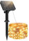 btfarm 1 Paquete 8M 80LED Guirnaldas Luces Exterior Solar, 8 Modos IP65 Luces Solares LED Exterior Luz Solar Cadena para Terraza, Fiestas, Bodas, Patio, Jardines (Blanco Calido)