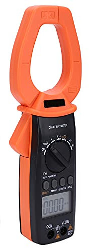 VC6052 Pinza Amperometrica Digitale Portatile Display LCD Pinza Amperometrica Amperometro AC 2000A Multimetro con Custodia per Sonda di Prova