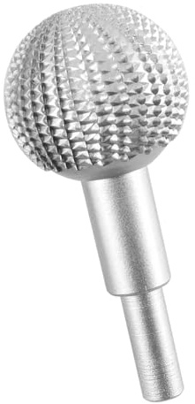 ANCLLO Herramienta de Tallado de Madera con Bola giratoria de 40 mm de diámetro, Fabricada en Acero con Alto Contenido de Carbono, para Trabajar la Madera y pulir, tallar y lijar con