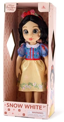 Disney Store Official - Schneewittchen - Puppe mit Spielzeughaarbürste - 40,5 cm/16 - Once Upon a Story Kollektion - Ab 3 Jahren