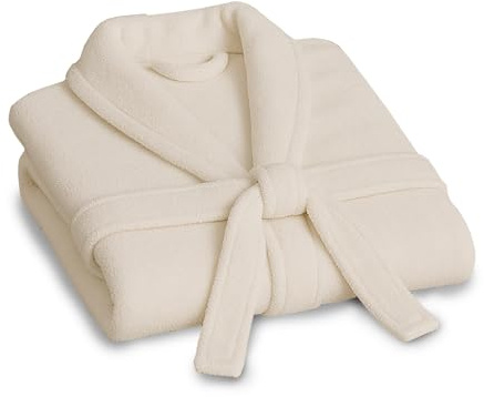 Bestlivings Peignoir (4XL à 6XL) avec col châle et poches, doux, moelleux, absorbant, sauna et spa, également pour grandes tailles, peignoir de chambre