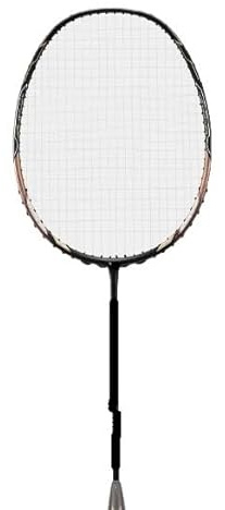 WANGBINGXING Badminton Set Racchetta da Badminton Attack Racket Black Gold Singola Carbon
