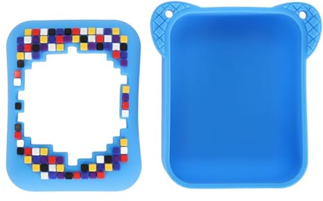 Brrnoo , Magicals Digital Pet Magicals Interactive Digital Pet avec Lanière Housse en Silicone Résistante aux Rayures pour Animaux de Compagnie électroniques Sac de Rangement de Voyage pour (Blue)