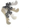 Fackelmann FM Professional 21403 Ouvre boite, Ouvre boite manuel, Boîte, Acier inoxydable, Argenté, 9,5 cm x 3 cm