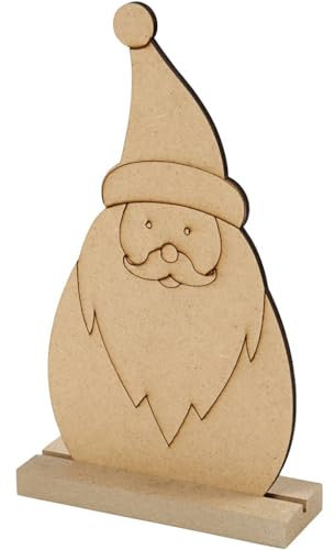 MDF Weihnachtsfiguren, Nikolaus, H: 15 cm creotime