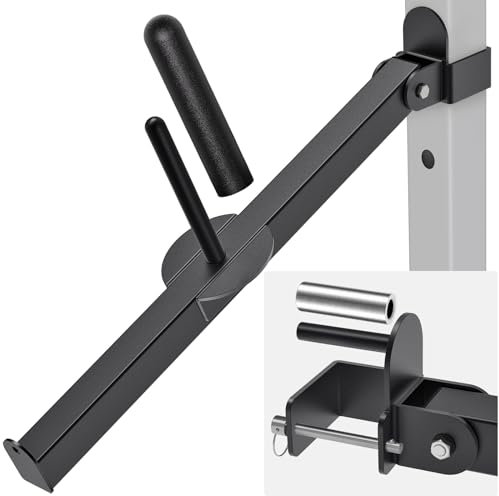 Kipika Belt Squat Lever Arm Attachment für 3„ x 3“ Square Tube Power Cages mit 1„ oder 5/8“ Bohrung - Landmine Attachment für Krafttraining - Kompatibel mit 1„ und 2“ Gewichtsscheiben