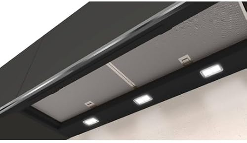 NEFF Versenkhaube N 70 Softlight 90cm, Edelstahl, Elektrisch, Range Hood mit integrierter Downdraft-Ventilation, Einbau, Stahl