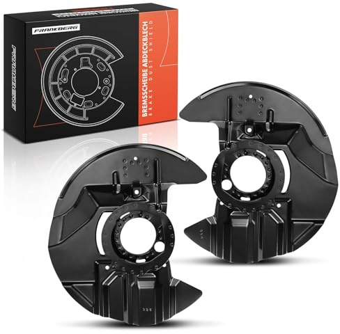 Frankberg 2x Placa de anclaje del disco de freno Delantero Izquierda Derecha Compatible con Serie 3 Cabriolet E46 M3 3.2 3.2L 2001-2006 Serie 3 Cupé E46 M3 3.2L 2000-2006 Replace# 34112282109