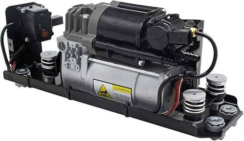 AIRSUSFAT 37206864215 Pompa Compressore per Sospensione Pneumatica con Blocco Valvole e Gruppo Staffa Compatibile con BMW 5 Serie 7 F07 GT F11 F01 F02 F04 37206864215 37206794465 37206784137