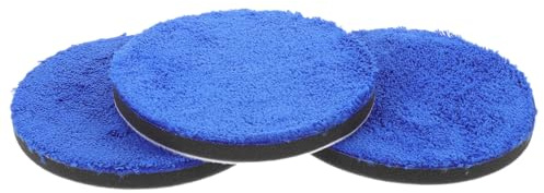 GRIRIW Almohadillas para Pulir Autos 150 MM 3 Piezas Kit de Esponjas para Aplicar Cera y Sellador Compatible Pulidoras Manuales y Eléctricas para Detallado Automotriz