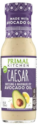 Primal Kitchen - Caesar, Avocado Oil-Based Dressing and Marinade, Whole30 and Paleo Approved (8 oz)