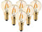Century Light 6 Stück G40 Edison Vintage Led E14 Glühbirne 1 Watt, 2200K Warmweiß,Mittel Schraube E14, getönter Glasbeschichtung, 60 Lumen Ersetzt 10 Watt Glühlampen, CRI>90,No Dimmbar