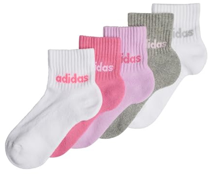 adidas Unisex barn barn linjär ankelstrumpor, 5 par