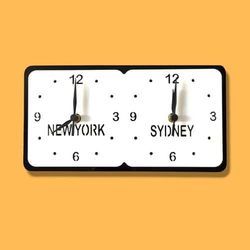 Servewell Personalised Time Zone Clock
