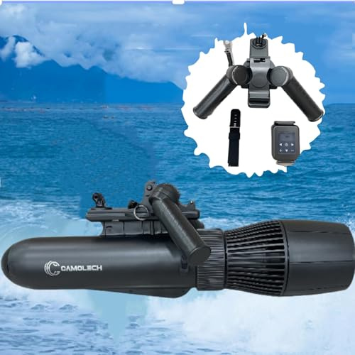 G Camolech 5-2 Motore per Paddle Board 500W Elica Brushless Batteria 10000mAh, Propulsore Telecomandato, Tavola da Surf Elettrica per Kayak Pesca Barca Paddle Board Subacqueo