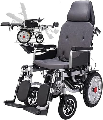 Auto elettrica reclinabile per sedia a rotelle con schienale alto, per anziani e disabili, veicoli per mobilità e scooter