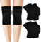 2 Pairs Knee Pads for Kids Soft Breathable Volleyball Elastic Knee Brace for Men Women Kids Knees Protective Anti-Slip Padded Sponge Knee for Youth Girls Dancers for Running Football Tennis Cycling