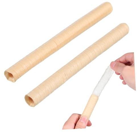 INOOMP Edible Sausage Casing 17mm Natural Ham Casing for Homemade Dry Sausage Making 2pcs Pack Suitable for Restaurant and Home Use
