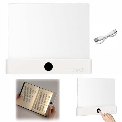 Lampada da Libro LED Intelligente, Lampada da Lettura Portatile Piatta
