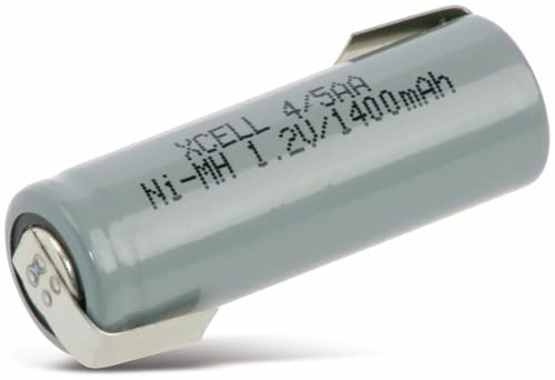 XCELL NiMH-Akku, Industriezelle, 4/5AA, Z-Lötfahne, 43x14,5mm, 1,2V/1400mA