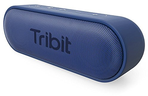 Tribit Bluetooth-Lautsprecher, XSound Go-Lautsprecher mit 16W lautem Klang und tieferem Bass, 24 Stunden Spielzeit, IPX7 wasserdicht, Bluetooth 5.0 TWS Pairing