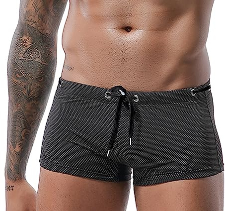 XDSP Bañador para Hombre Secado rápido Playa Surf Corriendo Pantalones Cortos de natación Boxeadores Calzoncillos Boxeadores Ligero Shorts