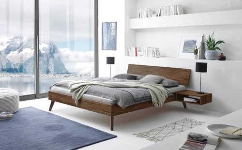 Hasena Trento Bett Ancona Nussbaum massiv 2023 180x200