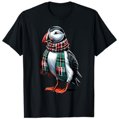 Puffin Themed Gifts & Graphics For Kids Men Women Puffin | Puffin Bird With Scarf & Cute Puffin T-Shirt