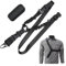 TANCUDER Kameragurt, Nylon Tragegurt, Universaler Schultergurt, Verstellbarer Leichter Kamera Trageband mit Metall Haken, Schwarz Schnellverschluss Camera Strap Rope Gewehrriemen für Damen Herren