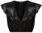 Stockerpoint Damen Aveline Dirndlbluse, schwarz, 46