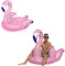 Avilia Fenicottero Gonfiabile Rosa 153x143cm - Ideale per Giornate di Relax al Mare o in Piscina - Realizzato in PVC Resistente con 3 Camere d'Aria con una Portata Massima di 90kg - Comode Maniglie