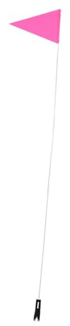 SUPVOX Bicycle Flag with Pole Kids Safety Flags Fiberglass Pole Sturdy Design for Cycling Outdoor Sports and Children's Bicycle Teams