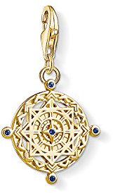 Thomas Sabo Damen Charm-Anhänger Vintage Kompass Charm Club 925 Sterling Silber 1662-922-39