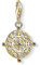 Thomas Sabo Damen Charm-Anhänger Vintage Kompass Charm Club 925 Sterling Silber 1662-922-39