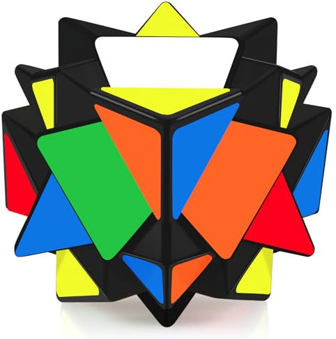 Maomaoyu Zauberwürfel Axis Cube, Zauberwürfel Schwierig Speedcube Zauberwürfel, Teenager Jungen Geschenk Magischer Würfel Puzzle (Schwarz)