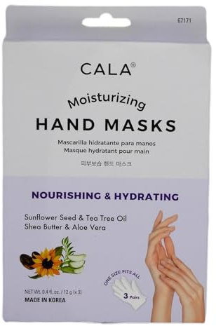 Cala Moisturizing hand masks 3 count, 3 Count