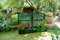KHW Pflanzkasten groß mit Spalier (2-TLG.) 100 cm grün - 2er Set