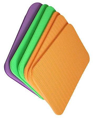 WOFASHPURET 6St Kniepolsterkissen Yoga-Pad Kniekissen für Sport Kniebandage Yoga-Essen Knieschützer Yoga-Kissen Yoga-Sitzkissen AB-Rad Kniematte Fitnessgeräte Trainingsmatte Yoga Matte