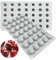 Silikon Französisch Mousse Kuchen Form 3D Backware DIY Schokolade Seife Kerze Form, 35 Löcher Kirsche
