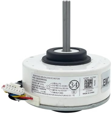 RAYPUR DC-Lüftermotor for Klimaanlagen, kompatibel mit LG, RD-310-30-8E-2 (AL) SIC-37CVJ-F130-3 EAU62983004 4681A20091K Klimaanlagenteile
