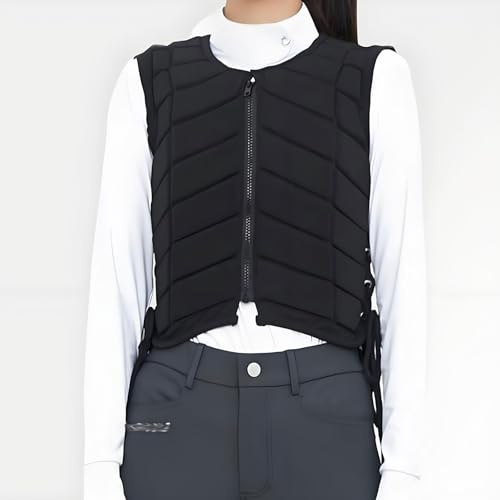 Guoyoocc Chaleco Protector Ecuestre Unisex Adultos,Chaleco de Equitación Ajustable,Chaleco para Montar a Caballo Equitación,Equipo de Protección,para Hombres,Mujeres,Jóvenes,Niñas