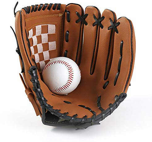 Baseballhandschuh, Sport Pitcher Baseball Handschuhe aus PU-Leder Baseball Glove Batting Handschuhe, Softballhandschuhe für Kinder